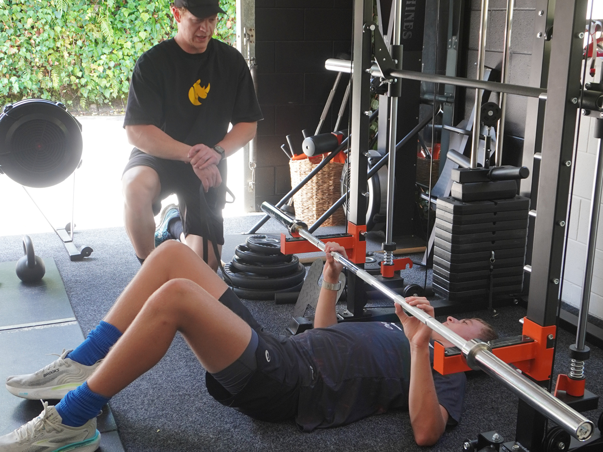 Custom training schedule on mobile phone delivered by online personal trainer nz